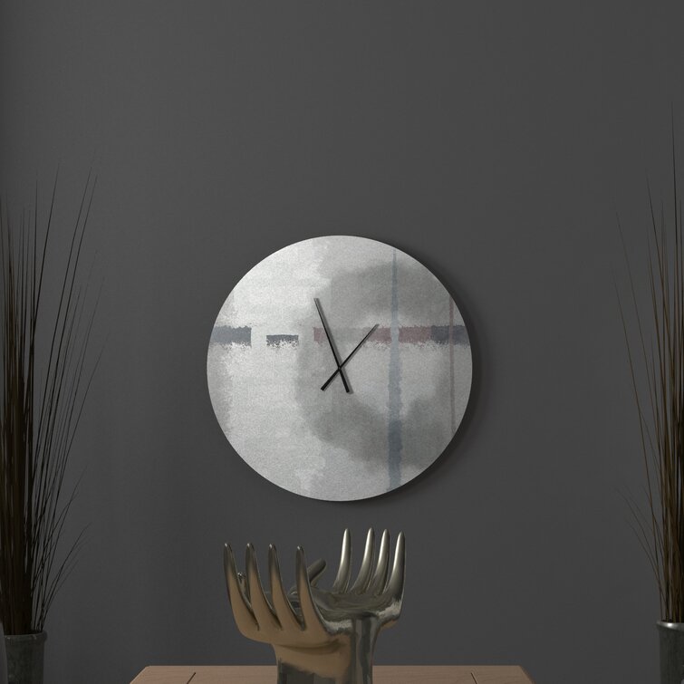 Paternal Large Abstract Metal Wall Clock
